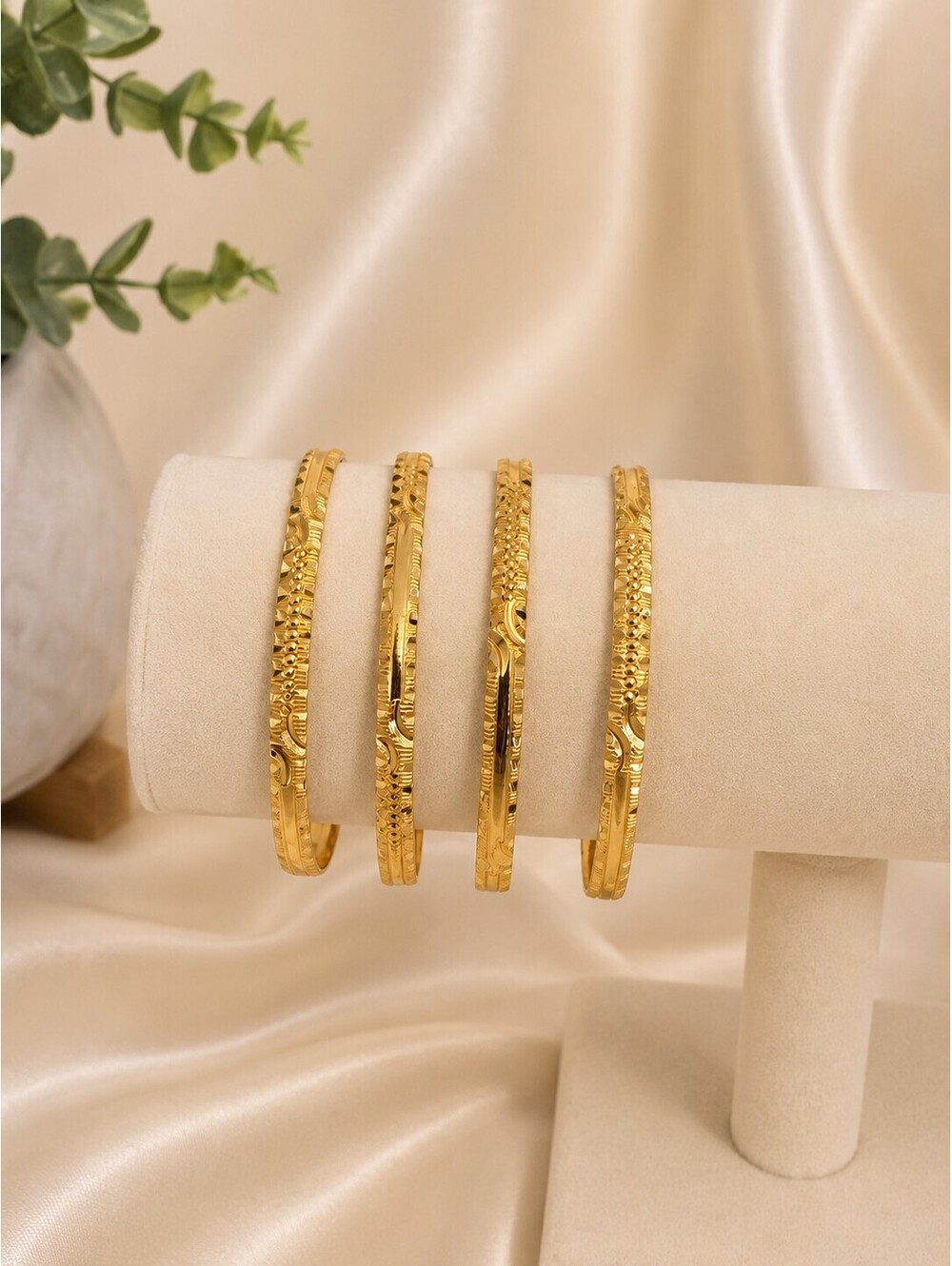 Gold Bangle Set
